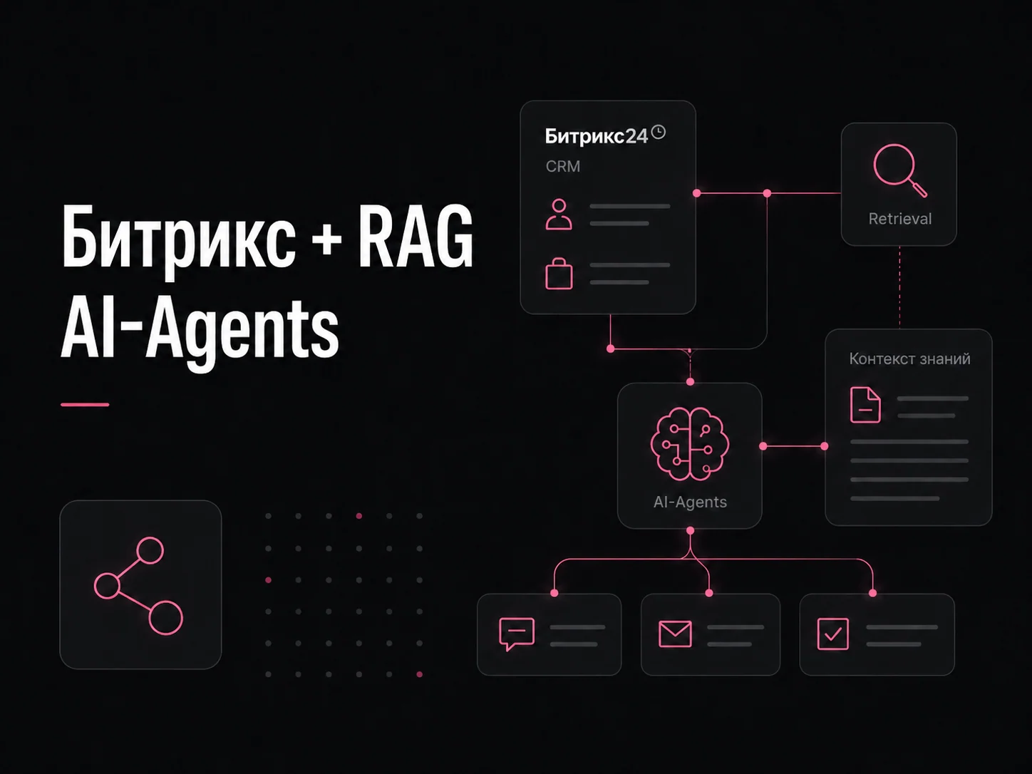 Обложка кейса интеграции Битрикс с RAG AI-Agents